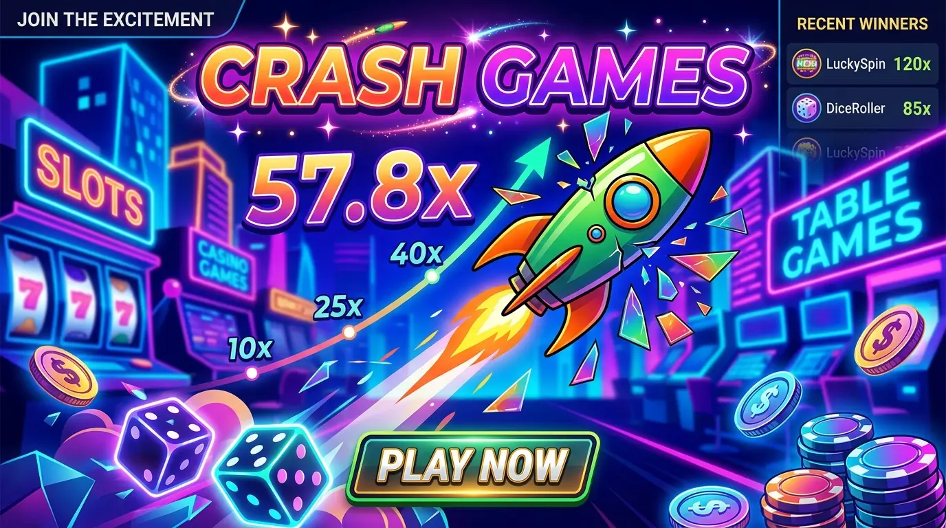 Crashspil på Woo casino